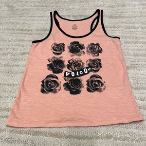 WORN ONCE VOLCOM ROSE TANK